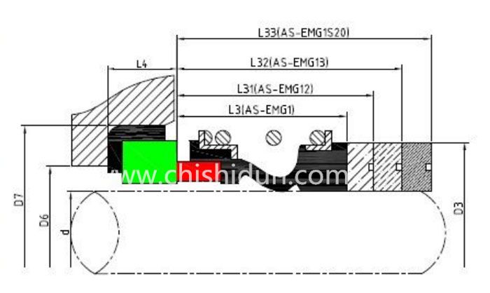 MG1 MG12 MG13 S20機械密封