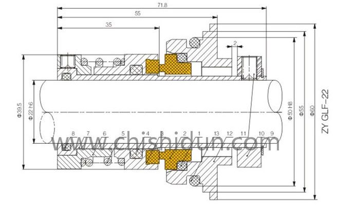 南方泵格蘭富機(jī)械密封