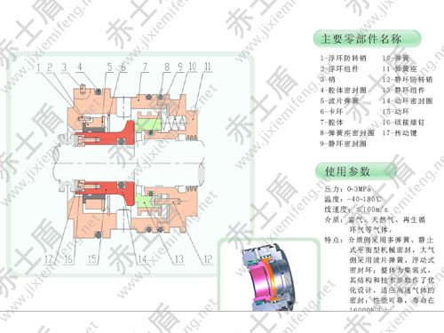 CM267B機械密封 CM267B機械密封