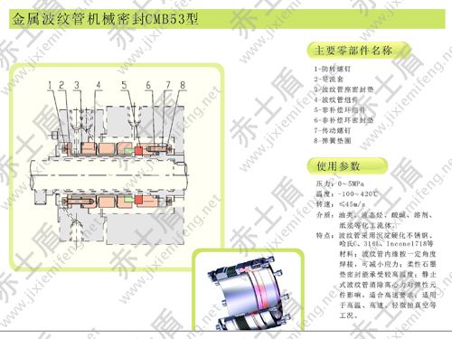 CMB53機械密封 CMB53機械密封